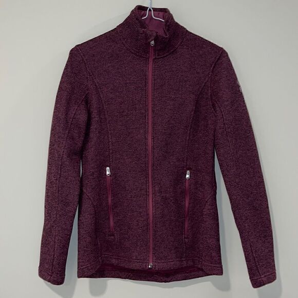 SPYDER Active Sport Ski Winter Jacket Thermal Layer Coat Small Wine - Picture 1 of 10